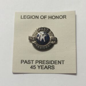 pin past pres. 45 jaar