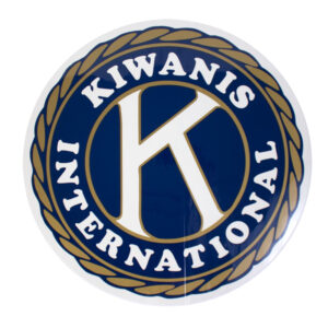 Zelfklever kiwanis rond 50 cm