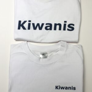T-shirt wit "kiwanis" xxl