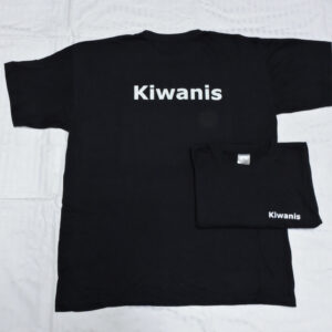 T-shirt navy "kiwanis" s