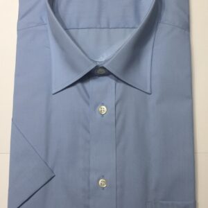 Hemd blauw popel./km t5 43-44
