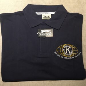Polo men navy l     serving th