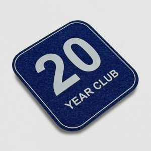 Banner patch 20 year club