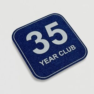 Banner patch 35 year club
