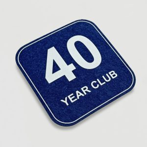 Banner patch 40 year club