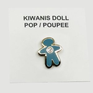 Pin Kiwanis Pop - Blauw