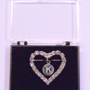 Borstspel kiwanis silv heart