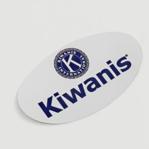 Sticker ovaal 11,5x6,5cm