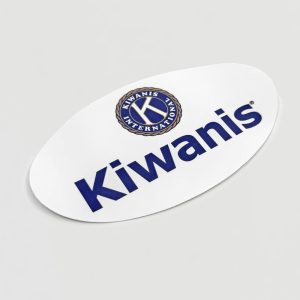 Sticker ovaal 19,5x11cm