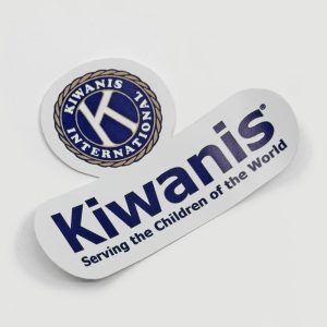 Sticker 'serving' 11x8cm