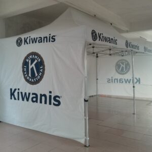 Tent 3x6m - 3pc full wall white