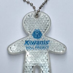 Reflector sleutelhanger pop