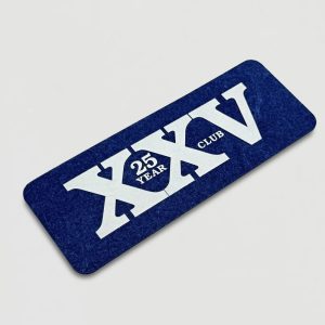 Banner patch xxv years club