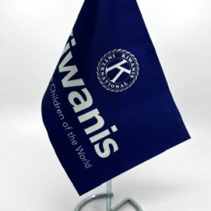 Drapeau de table bleu